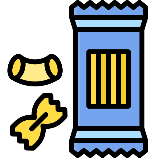 الأرز والبقوليات والمعكرونة