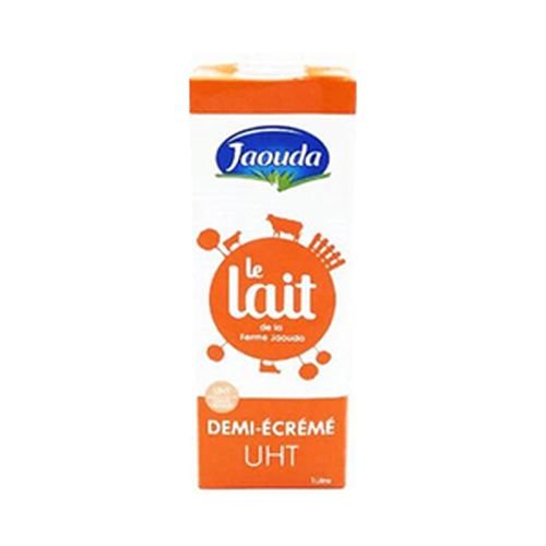 حليب جودة نصف دسم 1 لتر